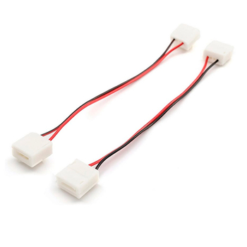 Комплект коннекторов Apeyron Electrics 09-14 (2 клипсы с проводами) для одноцветной светодиодной ленты 12В 10мм IP65 - Светильники - Cветодиодные ленты - . Магазин оборудования для автономного и резервного электропитания Ekosolar.ru в Новосибирске