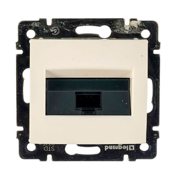 Информационная розетка Legrand Valene RJ45 UTP 5 кат 1 выход б/з белая - Электрика, НВА - Выключатели и розетки - Розетки - . Магазин оборудования для автономного и резервного электропитания Ekosolar.ru в Новосибирске