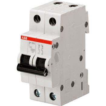 Автоматический выключатель ABB SH202L 2P 16А (С) 4,5kA - Электрика, НВА - Модульное оборудование - Автоматические выключатели - . Магазин оборудования для автономного и резервного электропитания Ekosolar.ru в Новосибирске