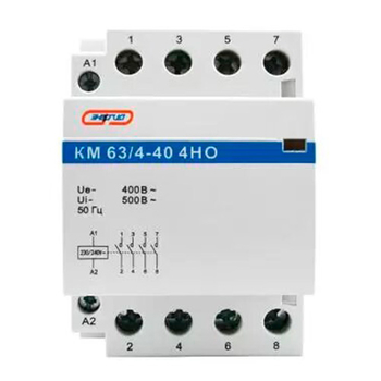 Модульный контактор КМ63/4P 40A 4НО Энергия - Электрика, НВА - Коммутационное оборудование - Контакторы - . Магазин оборудования для автономного и резервного электропитания Ekosolar.ru в Новосибирске