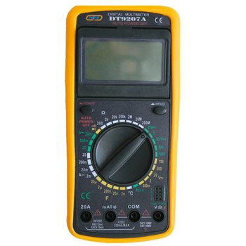 Мультиметр DT 9207 Энергия - Электрика, НВА - Измерительный инструмент - Мультимеры - . Магазин оборудования для автономного и резервного электропитания Ekosolar.ru в Новосибирске