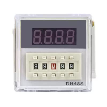 Реле времени цифровое 220V DH48S-2Z AC Энергия - Электрика, НВА - Реле, автоматизация и управление - Реле времени - . Магазин оборудования для автономного и резервного электропитания Ekosolar.ru в Новосибирске