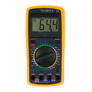 Мультиметр DT 9205A Энергия - Электрика, НВА - Измерительный инструмент - Мультимеры - . Магазин оборудования для автономного и резервного электропитания Ekosolar.ru в Новосибирске