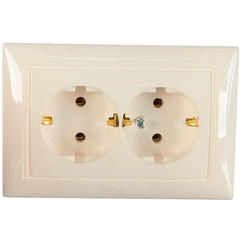 Розетка Legrand Valena 2X2К+З в сборе белая - Электрика, НВА - Выключатели и розетки - Розетки - . Магазин оборудования для автономного и резервного электропитания Ekosolar.ru в Новосибирске