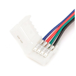 Комплект коннекторов Apeyron Electrics 09-12 (2 клипсы с проводами) для RGB-светодиодной ленты 12В IP20 10 мм - Светильники - Cветодиодные ленты - . Магазин оборудования для автономного и резервного электропитания Ekosolar.ru в Новосибирске
